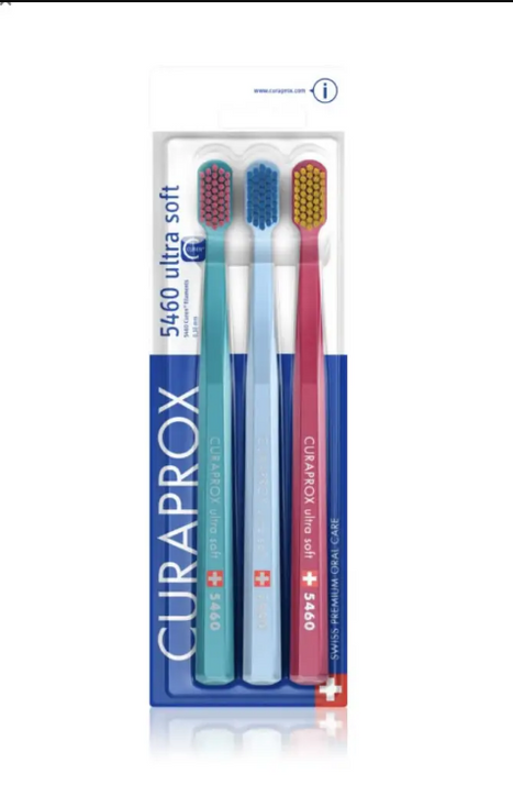 CURAPROX CS 5460 Ultra Soft набор зубных щеток 3 шт Швейцария