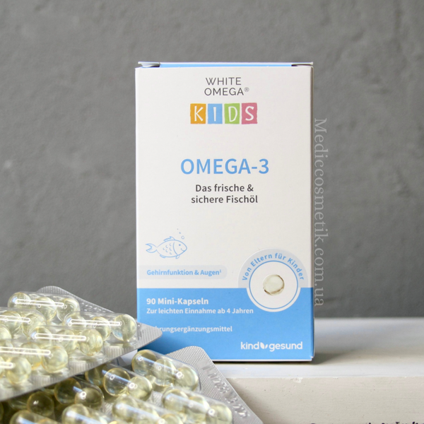 WHITE OMEGA Kids Omega-3 (Біла омега) - капсули риб'ячого жиру для дітей від 4 років 1716 фото