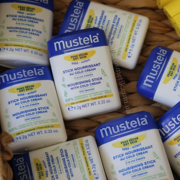 Mustela Cold Stick (Мустела) - захисний зволожуючий стік для губ та щік для дітей від народження 1554 фото