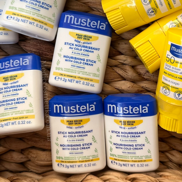 Mustela Cold Stick (Мустела) - захисний зволожуючий стік для губ та щік для дітей від народження 1554 фото