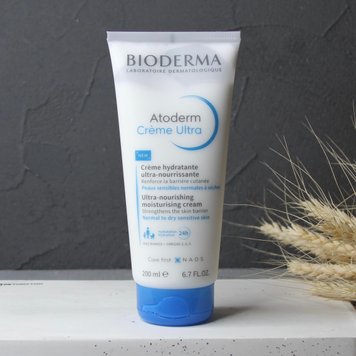 Bioderma Atoderm Cream Ultra (Биодерма Атодерм крем) - питательный крем для тела 200 мл Франция 1544 фото