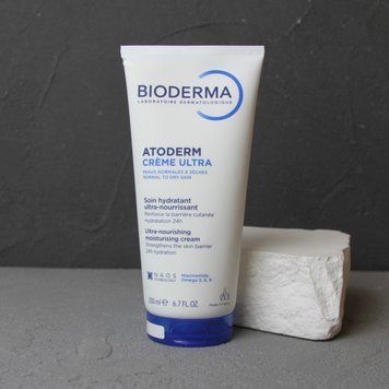 Bioderma Atoderm Cream Ultra (Биодерма Атодерм крем) - питательный крем для тела 200 мл Франция 1544 фото
