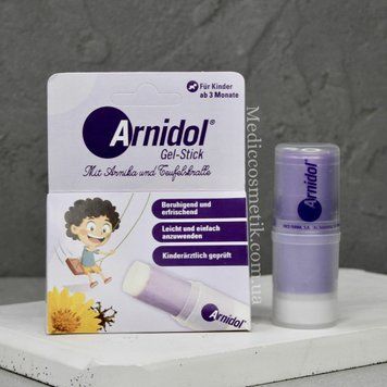 Arnidol Gel Stick (Арнідол) &mdash; це гель-стік, призначений для застосування при травмах, забоях і саднах 1749 фото