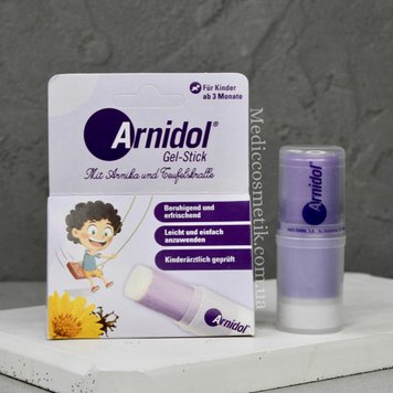 Arnidol Gel Stick (Арнідол) — це гель-стік, призначений для застосування при травмах, забоях і саднах 1749 фото