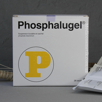 Phosphalugel (Фосфалюгель) - антацидное средство от изжоги УПАКОВКА 26 штук Франция 1504 фото