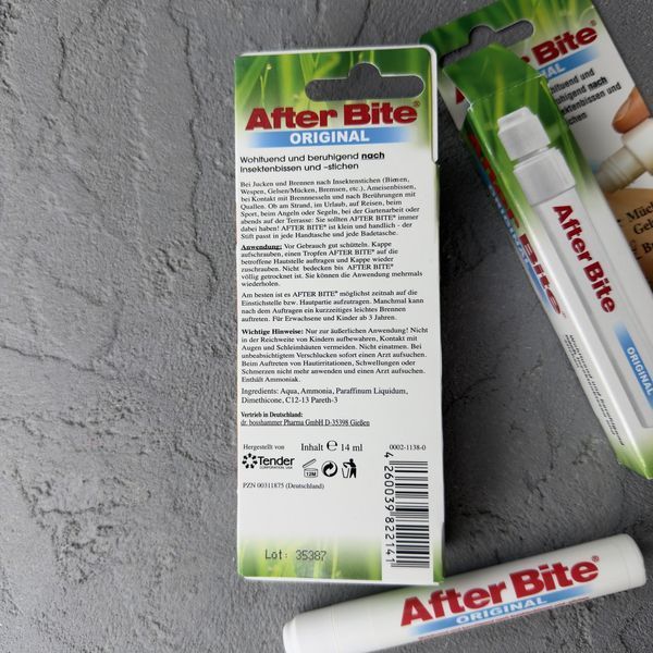 After Bite Original (Афтер Бите) &ndash; стик после укусов насекомых 14 мл 2099 фото