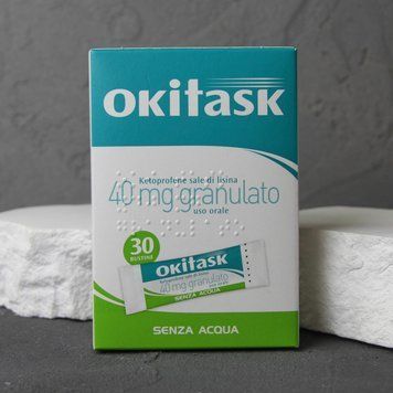 Okitask (Окітаск) - потужний знеболюючий препарат з Італії (аналог Німесіла) 30 саше упаковка 1969 фото