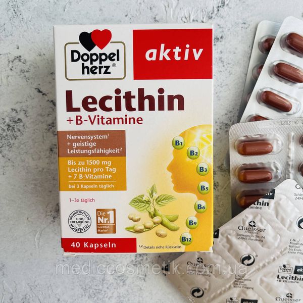 DoppelHerz Lecithin+B-Vitamine (Лецитин) - витаминный комплекс с лецитином и 7 важными витаминами группы B  1112 фото