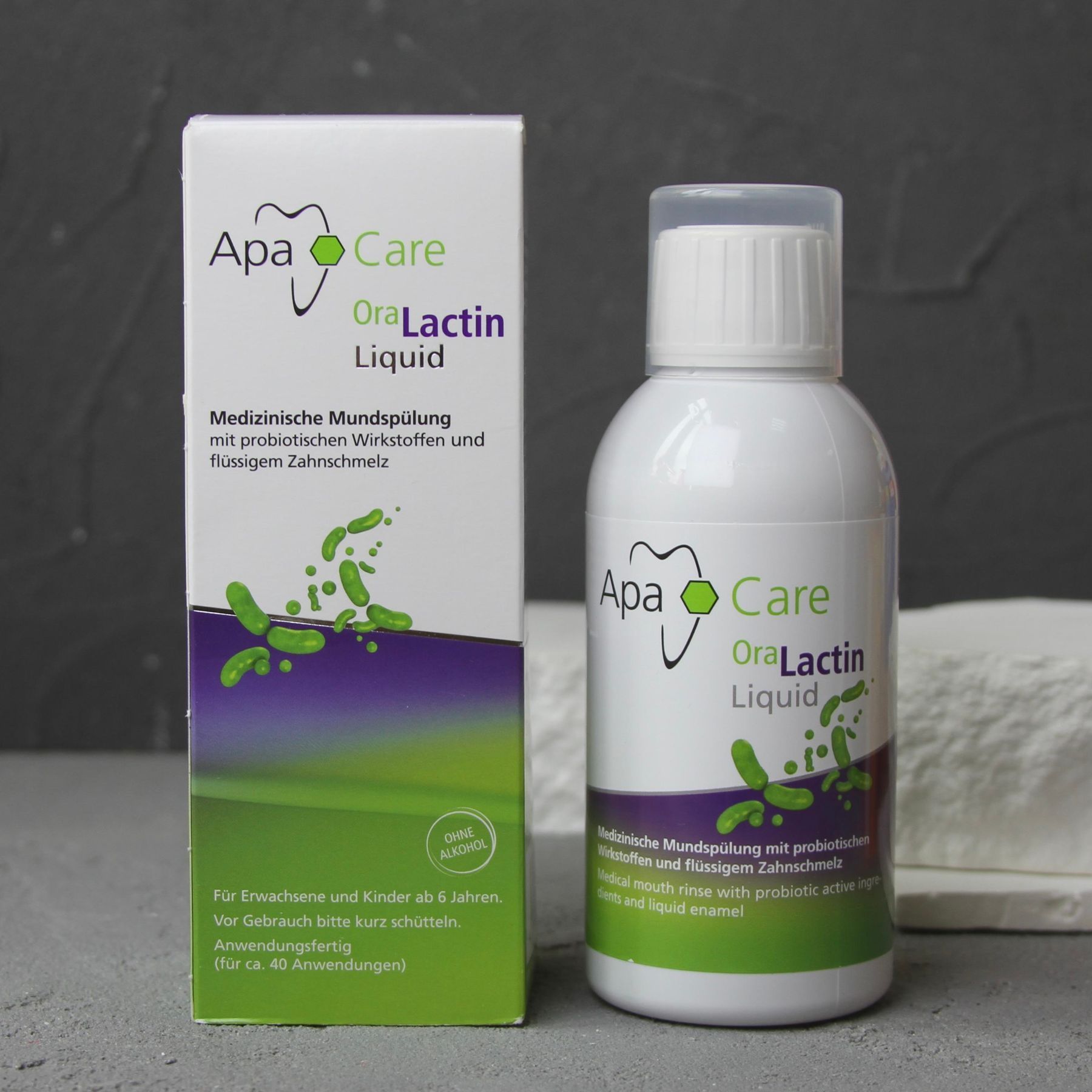 アトケア ATOCARE EP707-PW ApaCare OraLactin Liquid — ополіскувач «Рідка емаль» 200 мл Німеччина