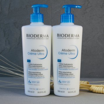 Bioderma Atoderm Cream Ultra (Біодерма Атодерм крем) – живильний крем для тіла 500 мл Франція 1018 фото