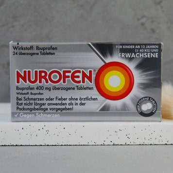 Nurofen (Нурофен) 400 мг -  обезбаливающие и жаропонижающие таблетки 24 шт Германия 1483 фото