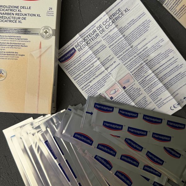 Hansaplast Scar Reduction XL (Хансапласт) &ndash; пластырь для уменьшения рубцов, 21 шт. Германия 2009 фото