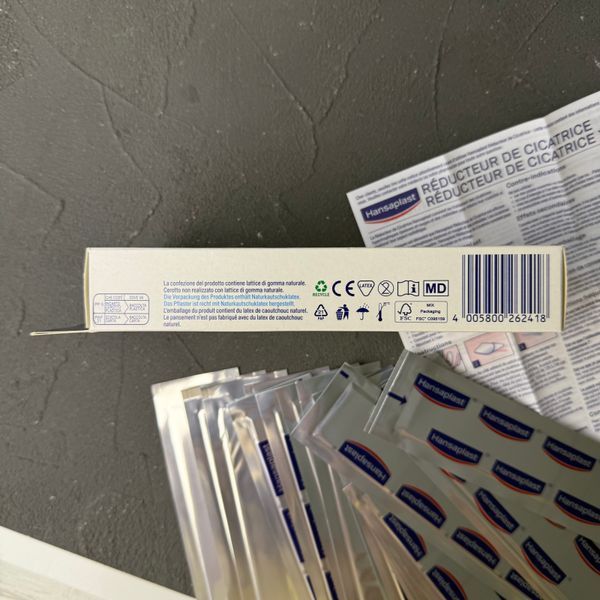 Hansaplast Scar Reduction XL (Хансапласт) &ndash; пластырь для уменьшения рубцов, 21 шт. Германия 2009 фото