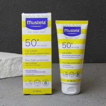 Mustela (Мустела) - сонцезахисне молочко для обличчя та тіла  SPF50+ 100 мл 1133 фото