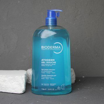 Bioderma Atoderm Gel (Біодерма Атодерм) - ніжний гель для душу для сухої та чутливої шкіри 1л Франція 1020 фото