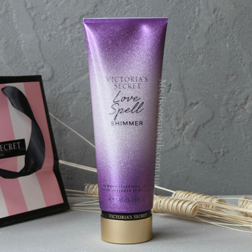 Парфумований Лосьйон Victoria's Secret Love Spell Shimmer Fragrance Lotion з Шимером ( блискітками). 1276 фото