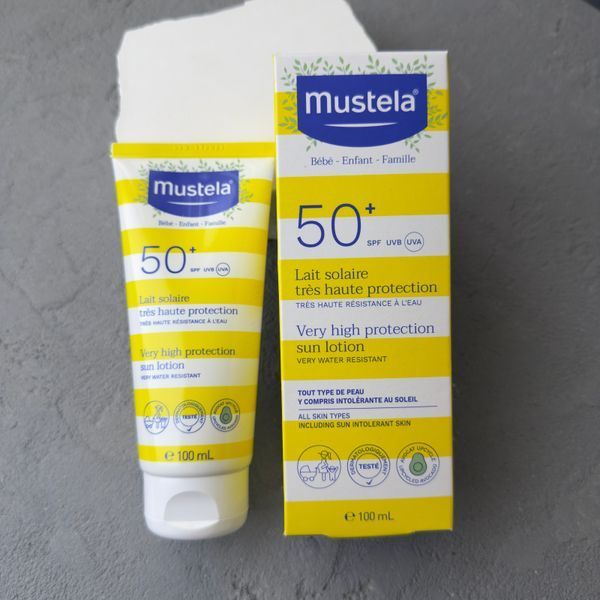 Mustela (Мустела) - солнцезащитное молочко для лица и тела SPF50+100 мл 1133 фото