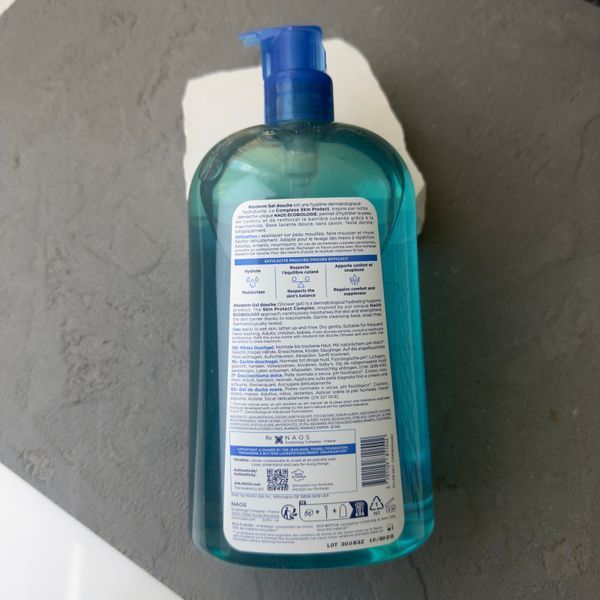 Bioderma Atoderm Gel (Биодерма Атодерм) нежный гель для душа для сухой и чувствительной кожи 1 л Франция 1020 фото