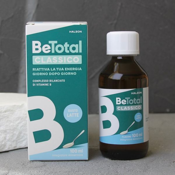 BeTotal Classico Gusto Latte (БіТотал) &mdash; комплекс вітамінів групи B для енергії та підтримки нервової системи в сиропі  3013 фото