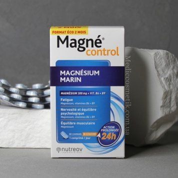 Magne Control (Магне Контрол) - морський магній + вітаміни B6 та B9 60 штук Франція 1812 фото