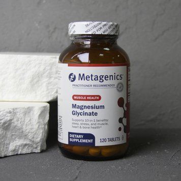 Magnesium Glycinate Metagenics&nbsp;(Магнезіум Гліцинат) - для якісного сну, зниження стресу, підтримки нервової системи та м&rsquo;язів 120 штук  2059 фото