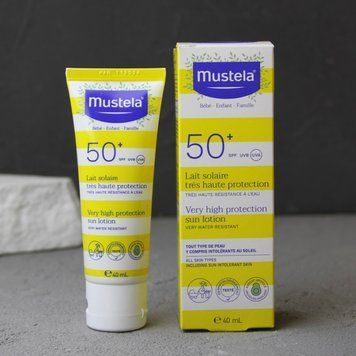 Mustela (Мустела) - сонцезахисне молочко для обличчя та тіла  SPF50+ 40 мл 1134 фото