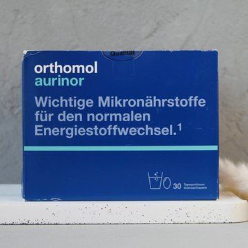 Orthomol Aurinor (Ортомол Ауринор) - комплекс для улучшения метаболизма и энергетического обмена 30 дней Германия 1143 фото