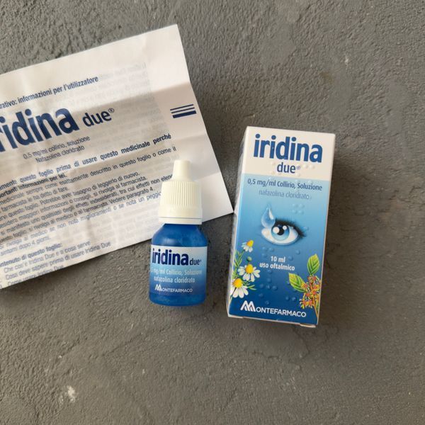 IRIDINA DUE (Ірідіна) - відбілюючі та зволожуючі краплі для очей Італія 1264 фото