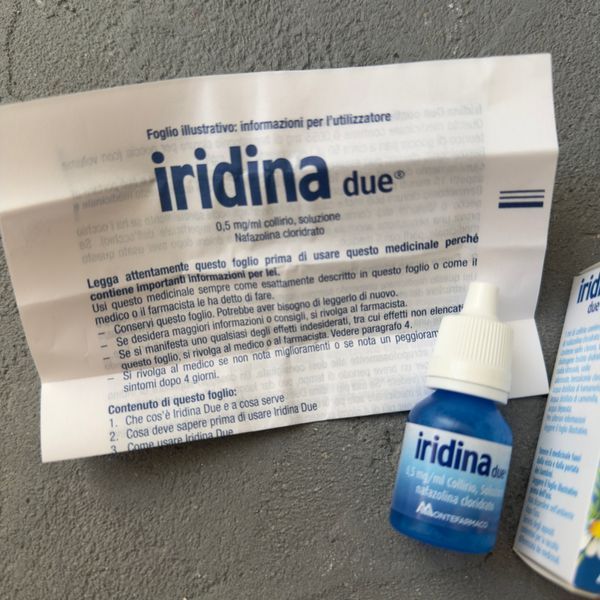 IRIDINA DUE (Ірідіна) - відбілюючі та зволожуючі краплі для очей Італія 1264 фото