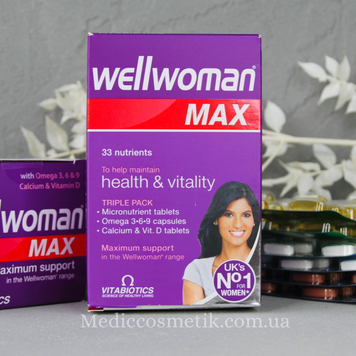 Wellwoman Max Vitabiotics (Велвумен) – поливитаминный комплекс для женщин 1251 фото