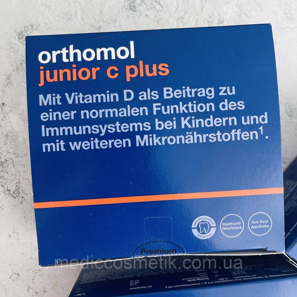 Orthomol Junior C Plus (Ортомол) - жувальні вітаміни для імунітету дітей на місяць Німеччина 1152 фото