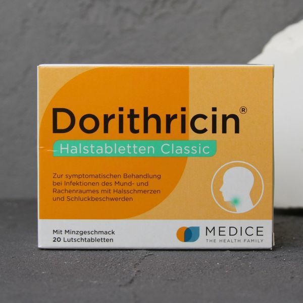 Dorithricin (Доритирицин)  - препарат для быстрого лечения боли в горле&nbsp;20 штук 2014 фото
