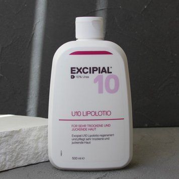 Excipial 10 Lipolotion (Ексіпіал) - живильне молочко для сухої шкіри з високим вмістом сечовини Німеччина 500 ml 1888 фото
