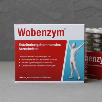 Wobenzym (Вобензим) - це системний ензимний препарат 100 штук 1843 фото