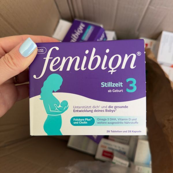 Femibion 3 (Фемібіон) - вітамінний комплекс для годуючих мам на 28 днів Німеччина 2005 фото