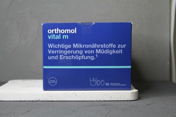 Orthomol Vital M (Ортомол Віталь М )— вітамінний комплекс для чоловіків порошок/капсули на місяць Німеччина 1163 фото