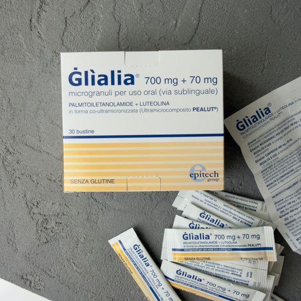 Glialia&reg; 700 mg + 70 mg (Гліалія) &mdash; підтримка нервової системи та захист нейронів 30 саше Італія 3026 фото