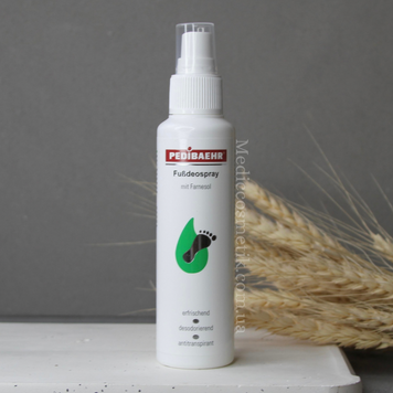 Baehr Pedibaehr Fu&szlig;deo Spray Mit Farnesol (Баэхр) &ndash; дезодорирующий спрей с фарнезолом 100 мл 1735 фото