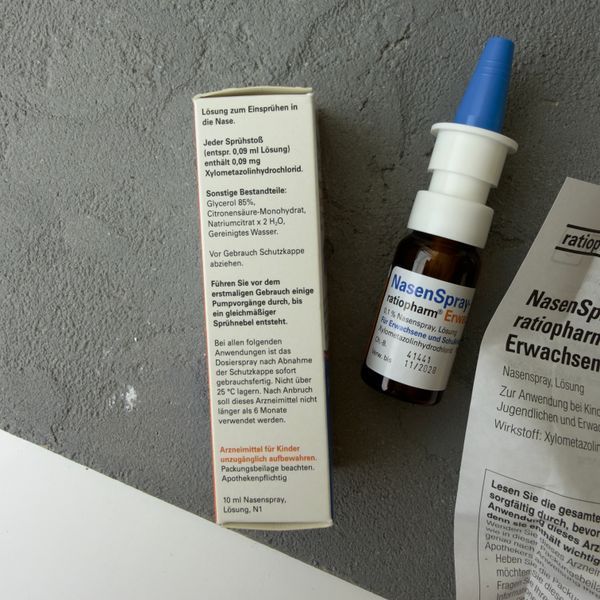 NasenSpray Ratiopharm Erwachsene 0,1% (Назенспрей) &ndash; спрей от насморка 10 мл Германия 1841 фото
