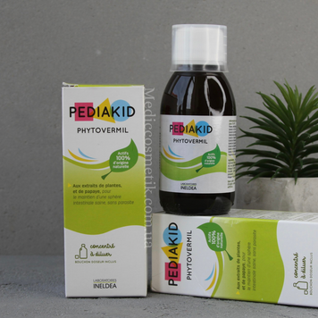 PEDIAKID PHYTOVERMIL (Педіакід) - дитячий натуральний сироп від глистів 125 мл Франція 1360 фото