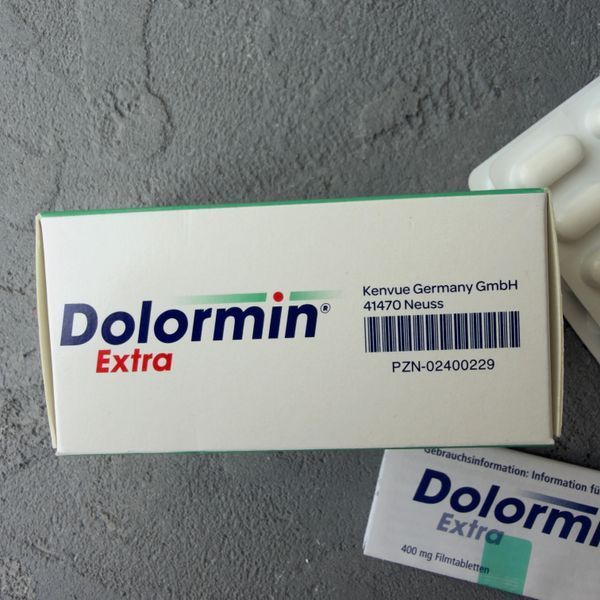 DOLORMIN Extra (Долормин) - обезболивающие таблетки 50 штук Германия 1699 фото