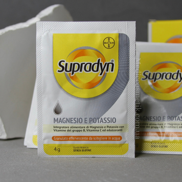 Supradyn Magnesio e Potassio ( Супрадин Магній калій) - харчова добавка для підвищення енергії та зменшення втоми&nbsp; 1904 фото