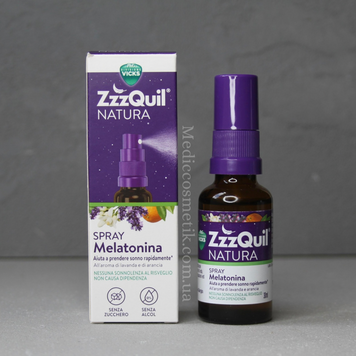 WICK ZzzQuil Natura (Вік спрей) -cпрей для гармонізації сну з мелатоніном та екстрактами трав 1862 фото