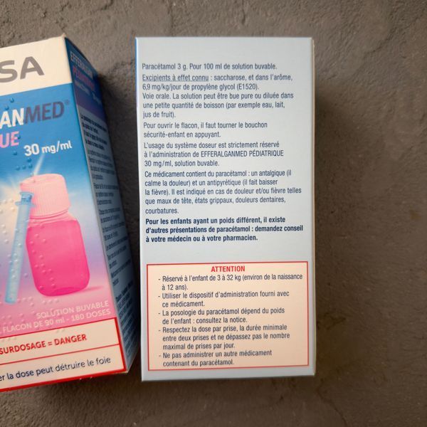 Efferalgan UPSA (Ефералган) - знеболювальний та жарознижуючий&nbsp;сироп на основі парацетамолу Франція 1415 фото