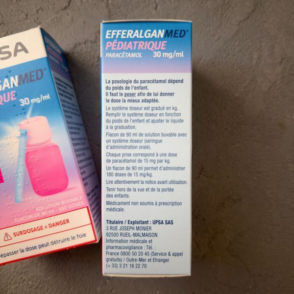 Efferalgan UPSA (Ефералган) - знеболювальний та жарознижуючий&nbsp;сироп на основі парацетамолу Франція 1415 фото