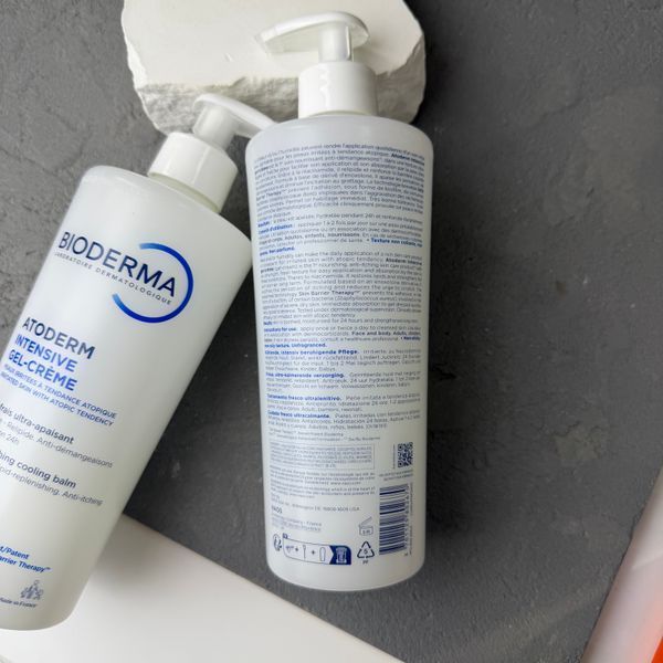 Bioderma Atoderm Intensive Gel-Cr&egrave;me (Біодерма Атодерм) - легкий гель-крем для сухої та атопічної шкіри 500 мл Франція  3032 фото