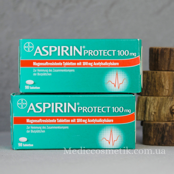 Aspirin protect 100mg (Аспирин Кардио) 98 таблеток Германия 1312 фото