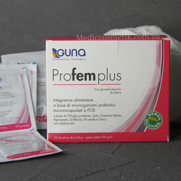 Guna Profem Plus (Гуна Профем)&nbsp;&mdash; для підтримки фізичного та психічного здоров&rsquo;я жінок у період пременопаузи та менопаузи Італія 1907 фото