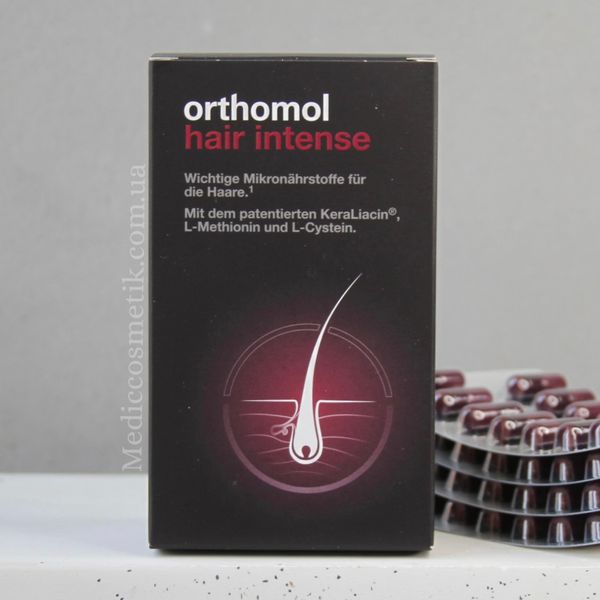 Orthomol Hair Intense (Ортомол Хеир Интенс) - витаминный комплекс для 60 штук на месяц Германия 1147 фото