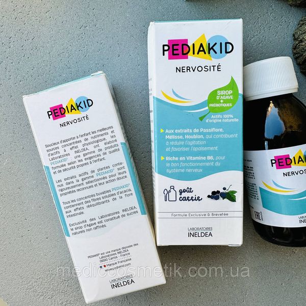 Pediakid Nervosite (Педиакид нервозит)  - сироп для снятия повышенной возбудимости и нервозности 125 мл Франция 1184 фото